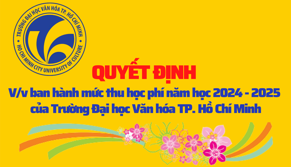 Quyết định về việc ban hành mức thu học phí năm học 2024 - 2025 của 6789betting
